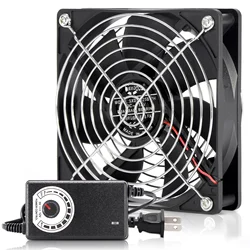 Ventilador para PC con control de velocidad y alimentación DC 3-12V