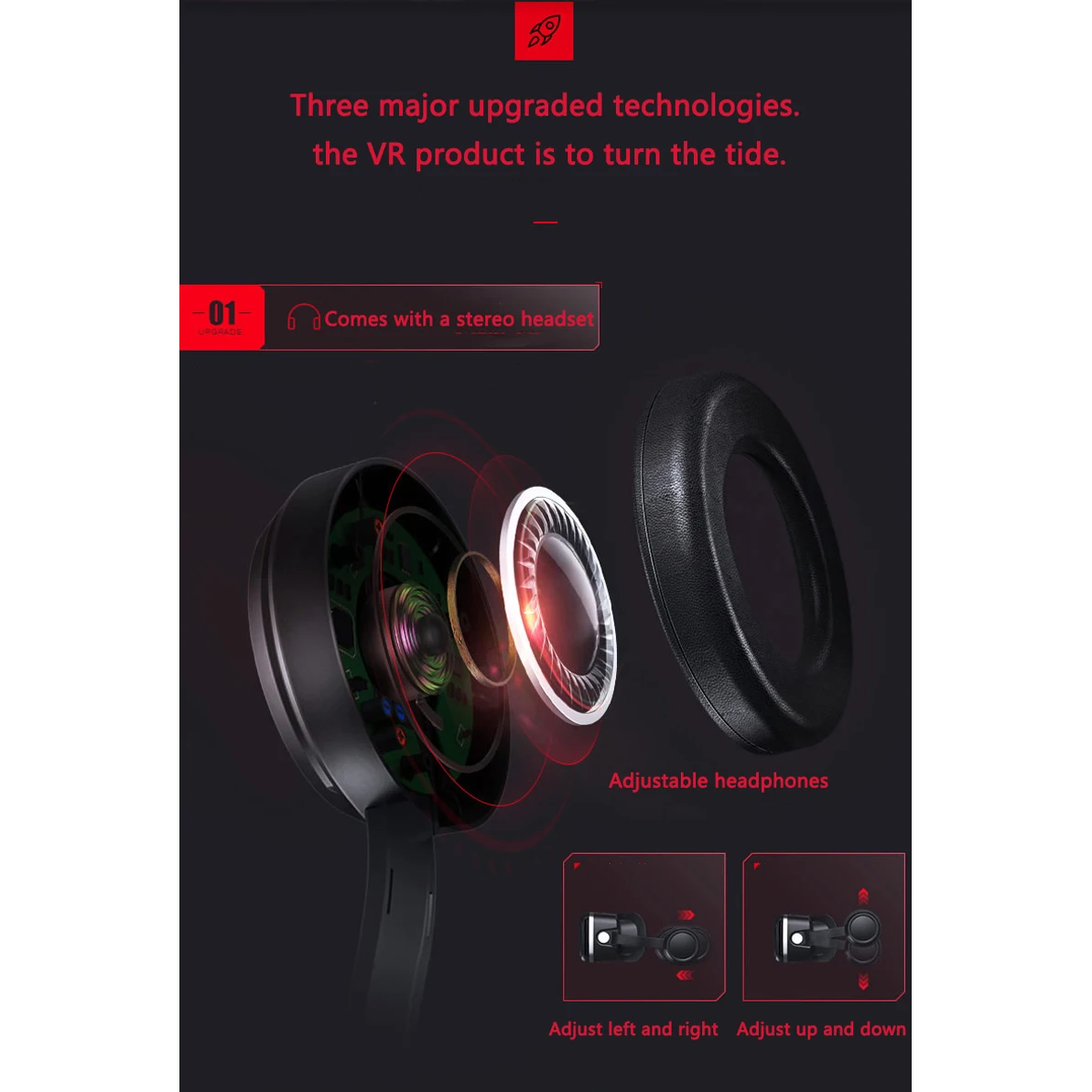 Casco VR Shinecon 10,0, gafas 3D, casco de realidad Virtual para teléfono inteligente, gafas, auriculares, binoculares de videojuegos Viar - imagen 4