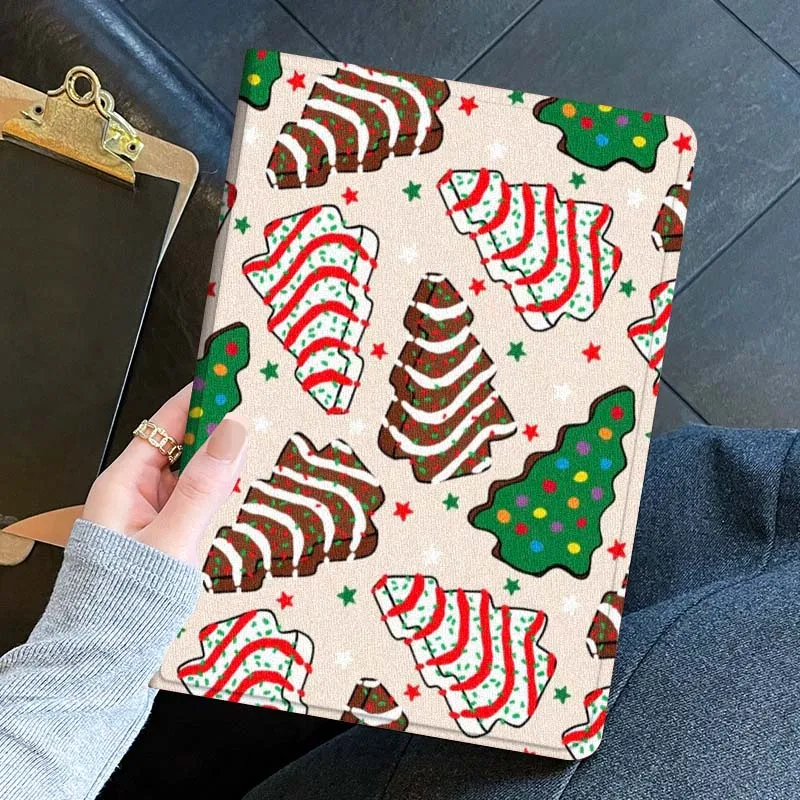 Árbol de Navidad de dibujos animados para Huawei Honor Pad 9 8 7 6 V9 V8 V7 X9 X8 X7 GT2 GT 10 5 13,3 13 10,1 Pro pulgadas funda para tableta