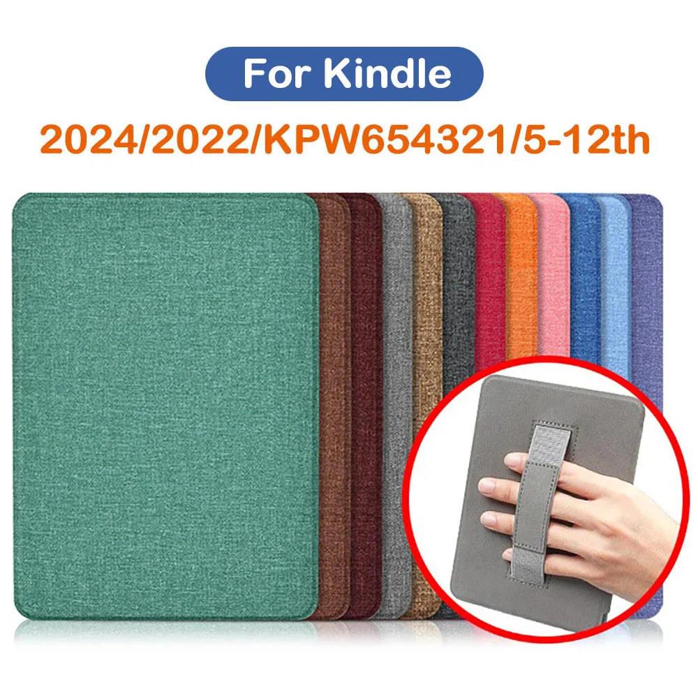 Funda con asa para Kindle Paperwhite 2024 2022 2021 Colorsoft 7 6,8 6 pulgadas 8 10th 11th 12th Generation funda protectora