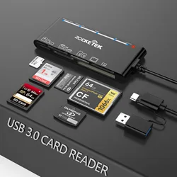 UTHAI TF7 Lector Tarjetas USB 3.0 Multifunción CF/SD/MS/XD