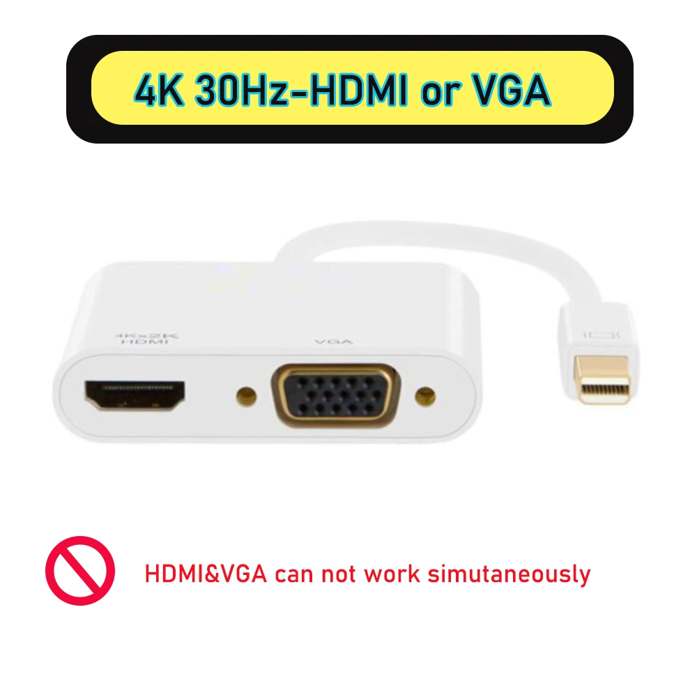 4K 30Hz HDMI VGA