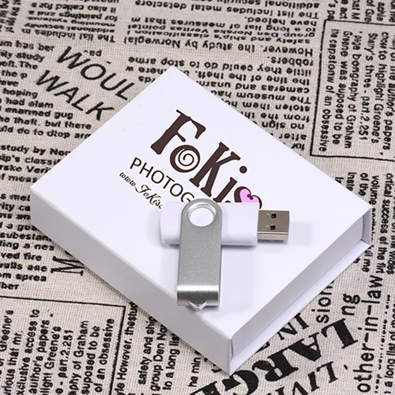 Pendrive USB 3.0 Personalizado Negro Logo - imagen 5