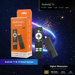 S02 H313 Android TV Stick 4K con WiFi y Asistente de Google