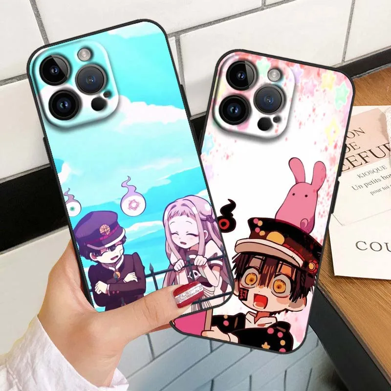 Hanako X Yashiro Cover For Apple iPhone 12 11 8 7 6 6S XS XR X SE Mini Plus Pro Max Black Phone Case - imagen 2