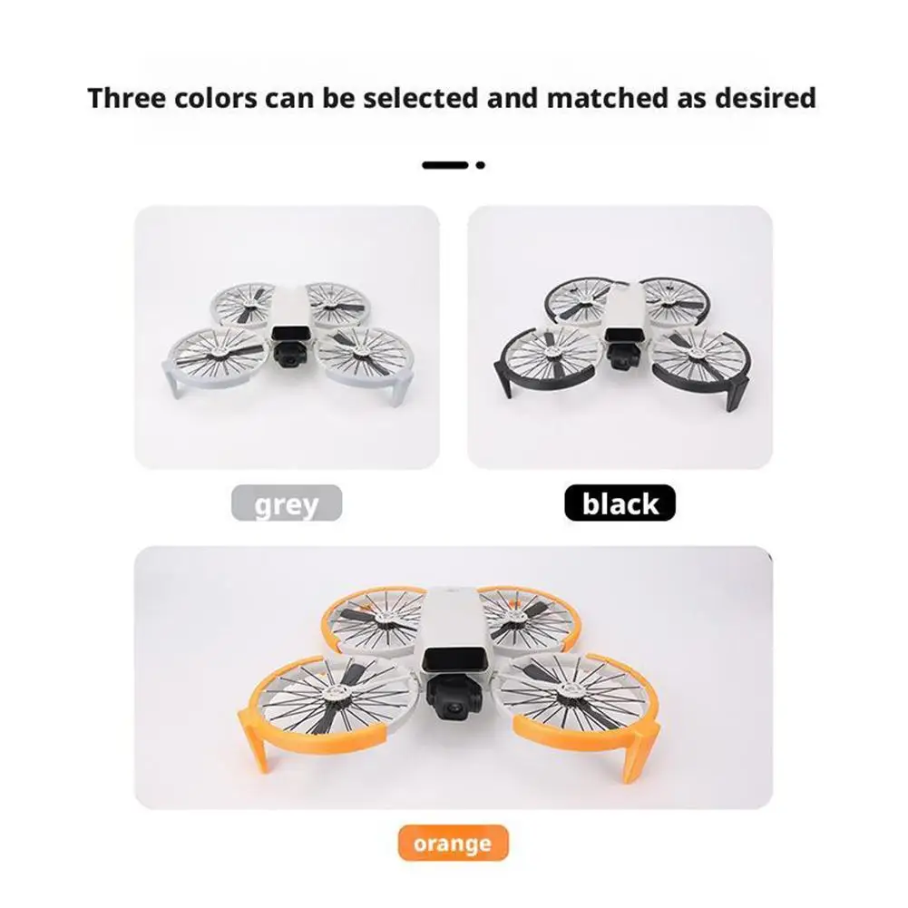 Para DJI FLIP anticolisión con trípode de altura accesorios de cubierta protectora anticaída y antiarañazos integrados - imagen 4