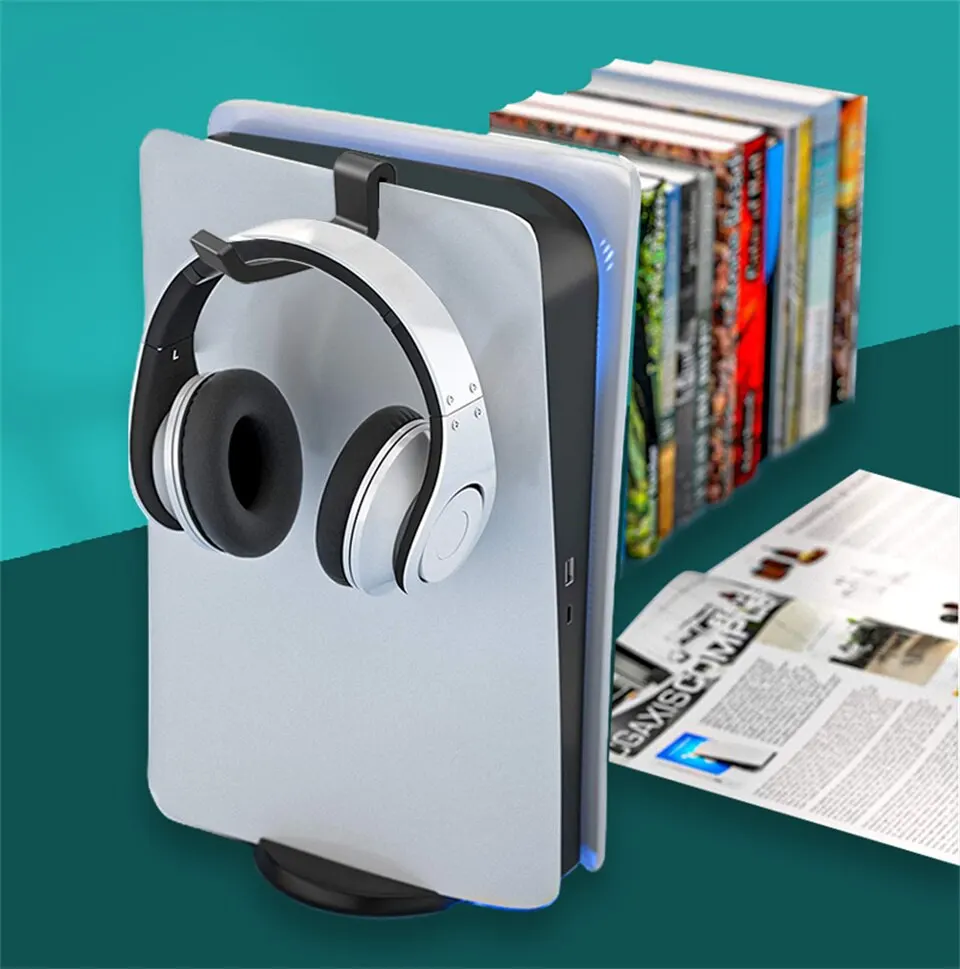 GAMINJA P512, soporte para auriculares, soporte para juegos de pared para consola PS5, accesorios para juegos - imagen 5