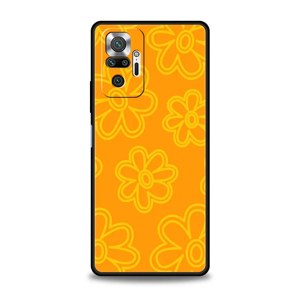 Funda de teléfono para Xiaomi Redmi Note 14 13 12 5G 11 10 Pro Plus 4G 9S 9 14C 13C 12C 10C 9C 9A cubierta suave de TPU mercado de flores abstractas - imagen 5