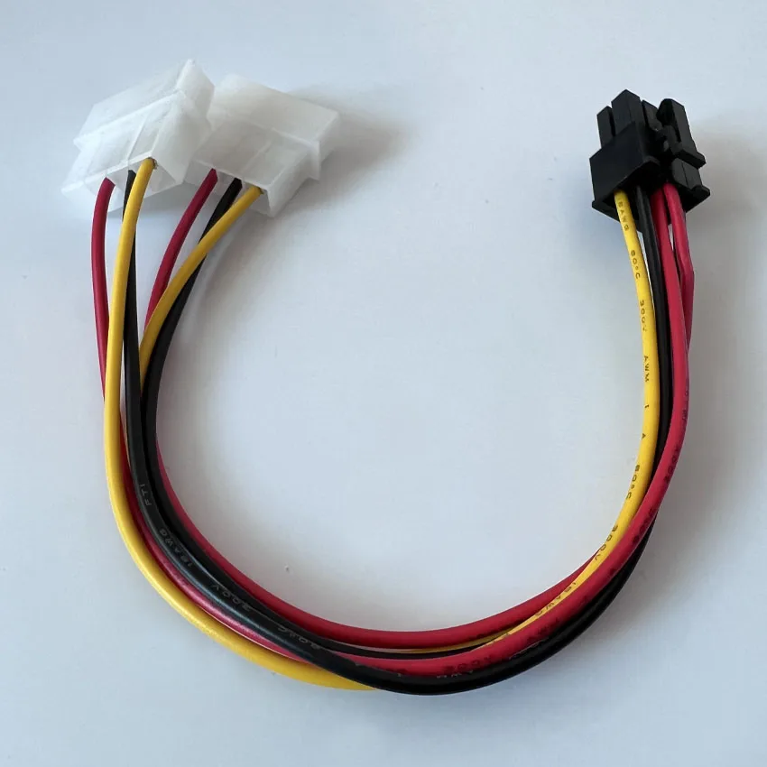 1/3/5 Uds IDE Dual 4pin Molex a 6 pines macho PCI-E Y tipo Molex IDE Cable adaptador conector para tarjetas de vídeo - imagen 2