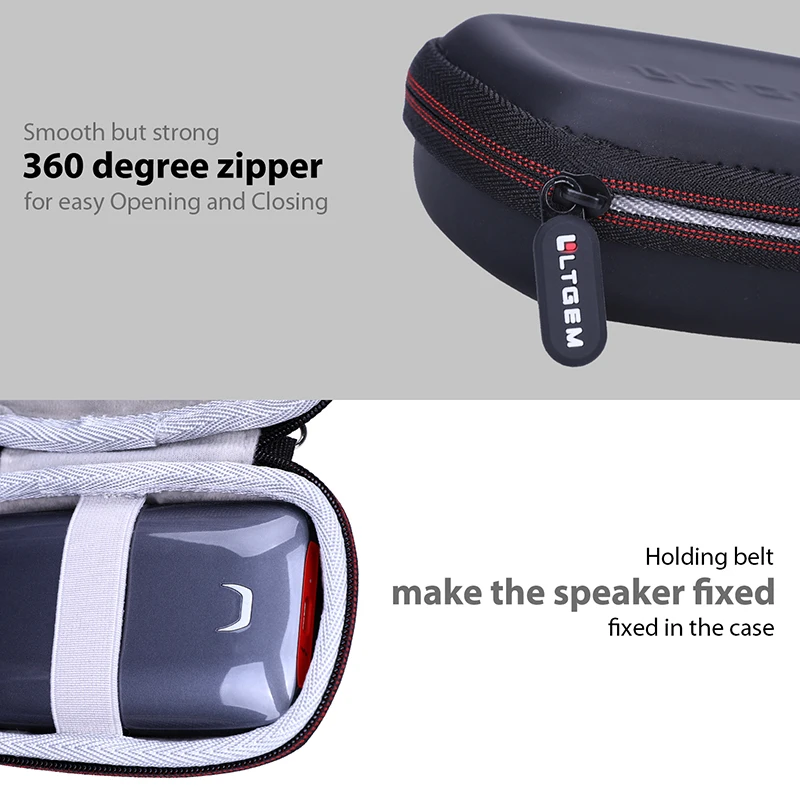 LTGEM-funda rígida EVA para Samsung X5, SSD portátil de 500GB, unidad externa de estado sólido, bolsa protectora de almacenamiento - imagen 2