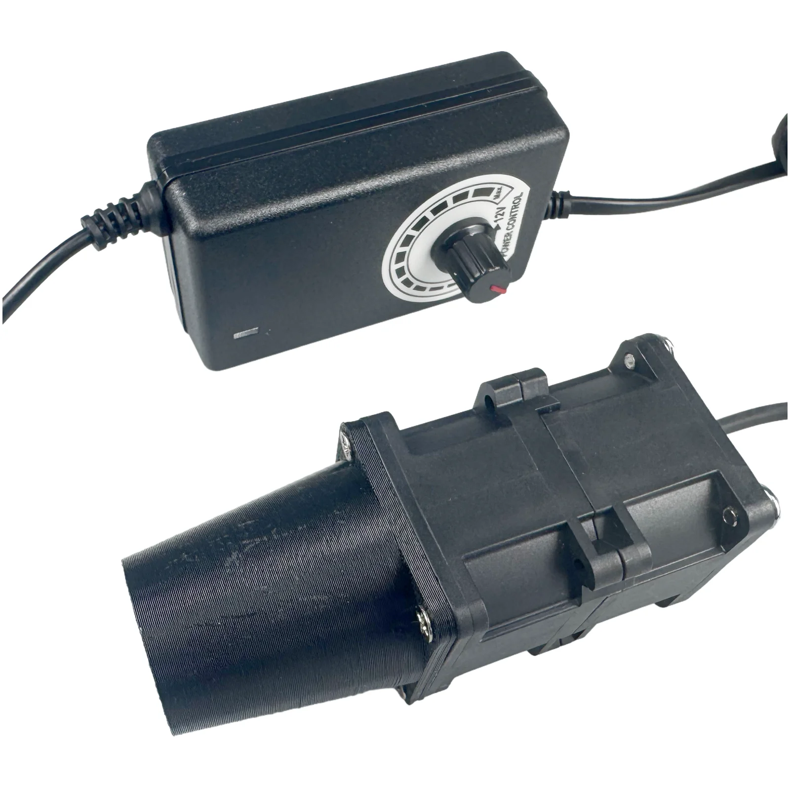 Para SXDOOL SXDB10440H12 ventilador de refrigeración Turbo de alta velocidad 104x40mm 12V Motor Dual 25000RPM rodamiento de bolas con controlador de velocidad - imagen 4