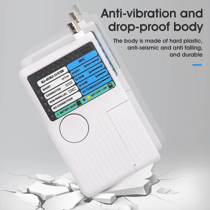 Probador de Cable de red LAN BNC USB RJ11 RJ45 remoto para Detector de rastreador de Cables LAN UTP STP herramienta de alta calidad - imagen 4