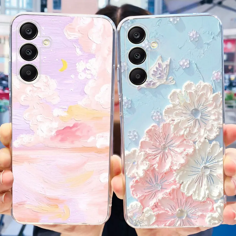 Funda con estampado para Samsung Galaxy A35, carcasa trasera suave de silicona TPU para Samsung A35 5G SM-A356B - imagen 4