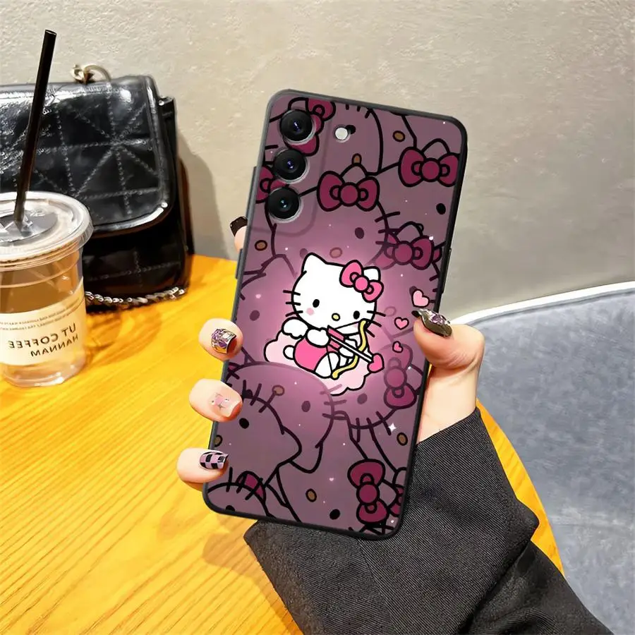 Funda Hello Kitty para Honor X6 8X Magic5Lite X7 90 X9a 70 X8 X5b 200 400 Lite, funda negra suave para teléfono - imagen 3