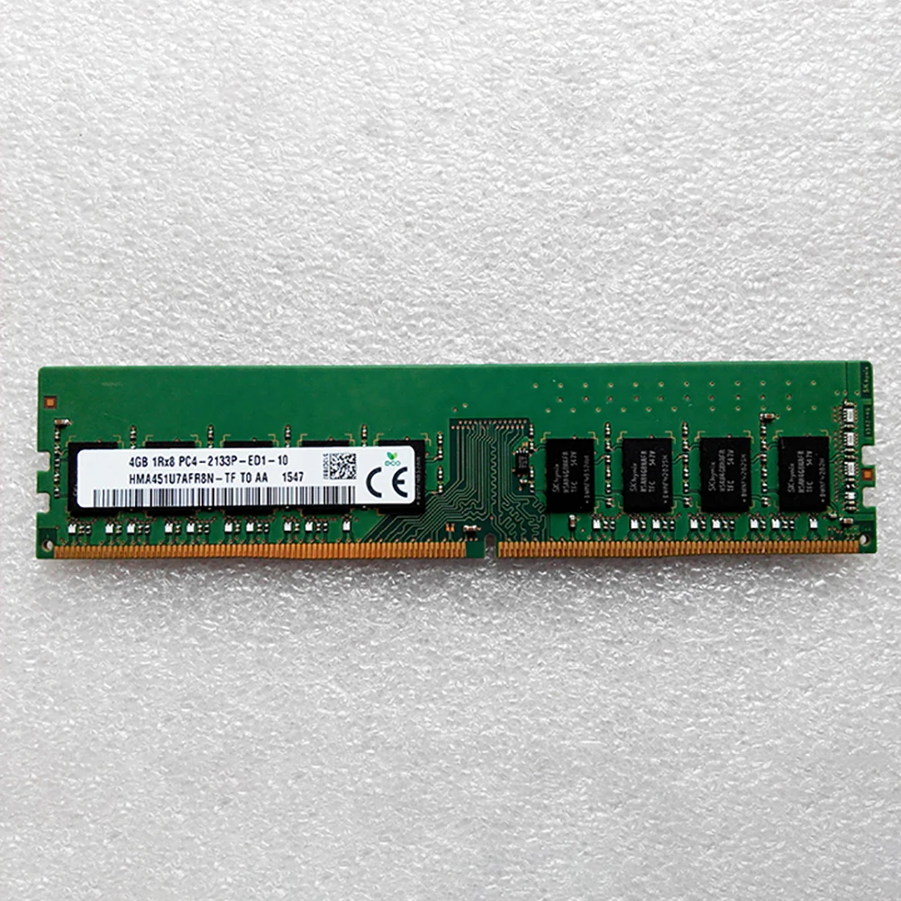 1 Uds. Para SK Hynix RAM 4GB 4G 1RX8 PC4-2133P-ED1 DDR4 2133 ECC UDIMM memoria HMA451U7AFR8N-TF - imagen 4