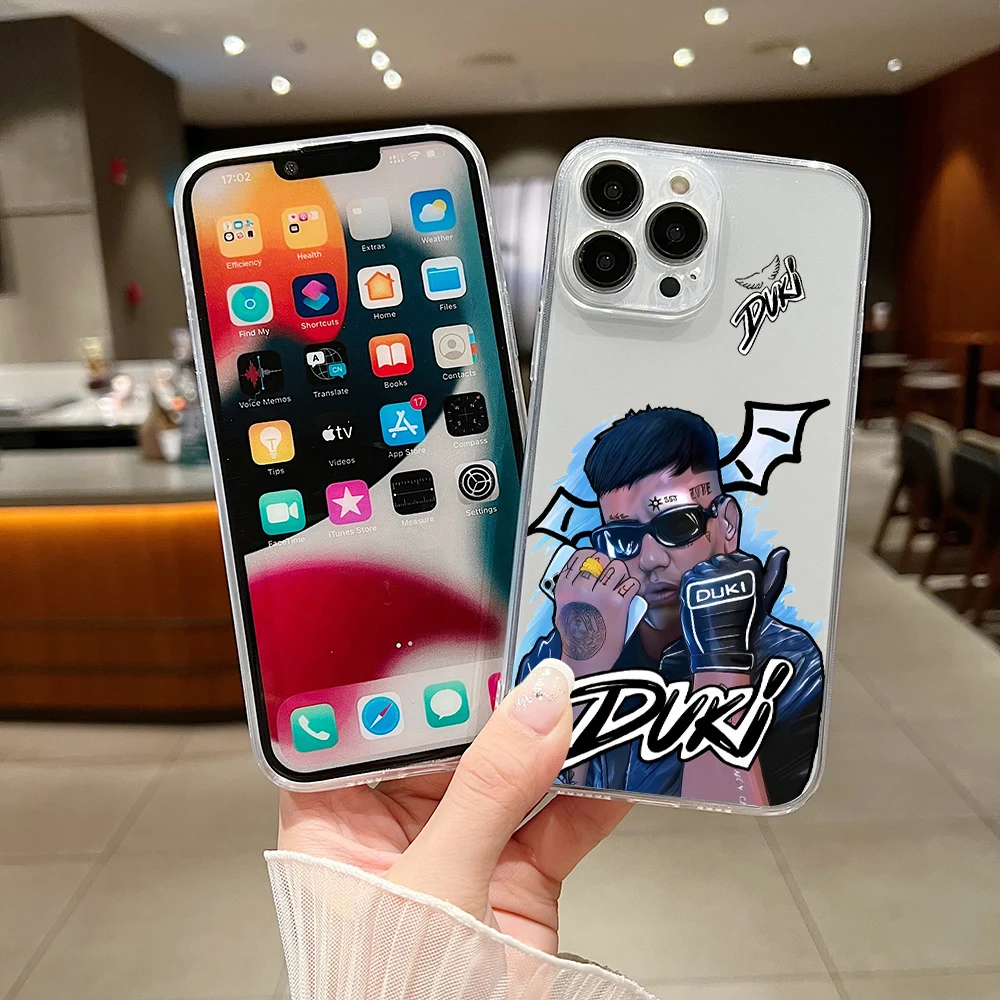Funda de teléfono Duki Rapper para Samsung S24 S23 S22 S21 S20 S10 FE Note20 Note10 Plus Ultra Lite 5G, funda transparente de TPU suave - imagen 4