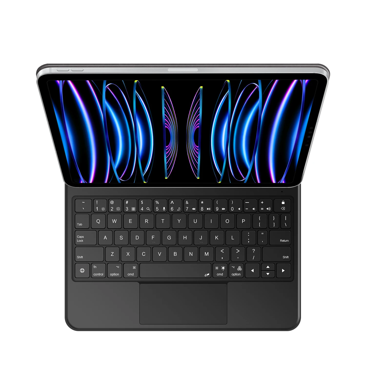 Teclado Pogo Pin de acoplamiento magnético para iPad Air 11 M3 M2 iPad Pro 11 4th 3rd 2th 1st Gen funda inteligente para iPad Air 5 4 10,9 "funda - imagen 2