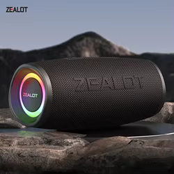 Altavoz Bluetooth ZEALOT-S56 Altavoz Bluetooth con potencia de salida de 40W con excelente rendimiento de graves IPX6 impermeable para acampar al aire libre