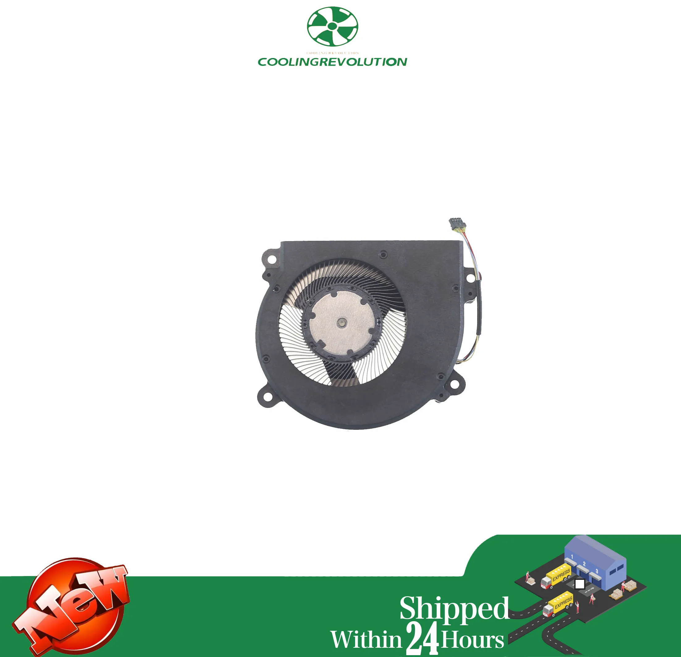 Ventilador de refrigeración para ordenador portátil, ND43C02, DC3.3V, 0.50A -22K03, 4 pines