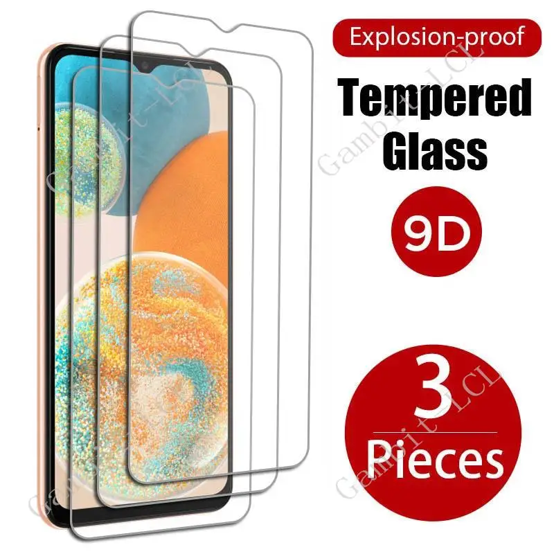 3 uds vidrio templado para Samsung Galaxy A23 5G protector en GalaxyA23 A 23 4G SM-A235F A236B 6,6 "película protectora de pantalla