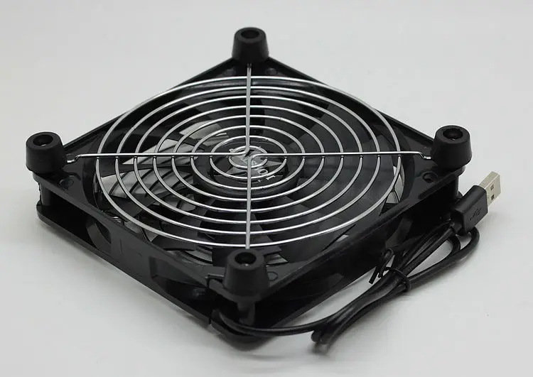 Ventilador de escritorio silencioso con doble rodamiento de bolas, enrutador USB AC66U B1, 14CM, 5V - imagen 3