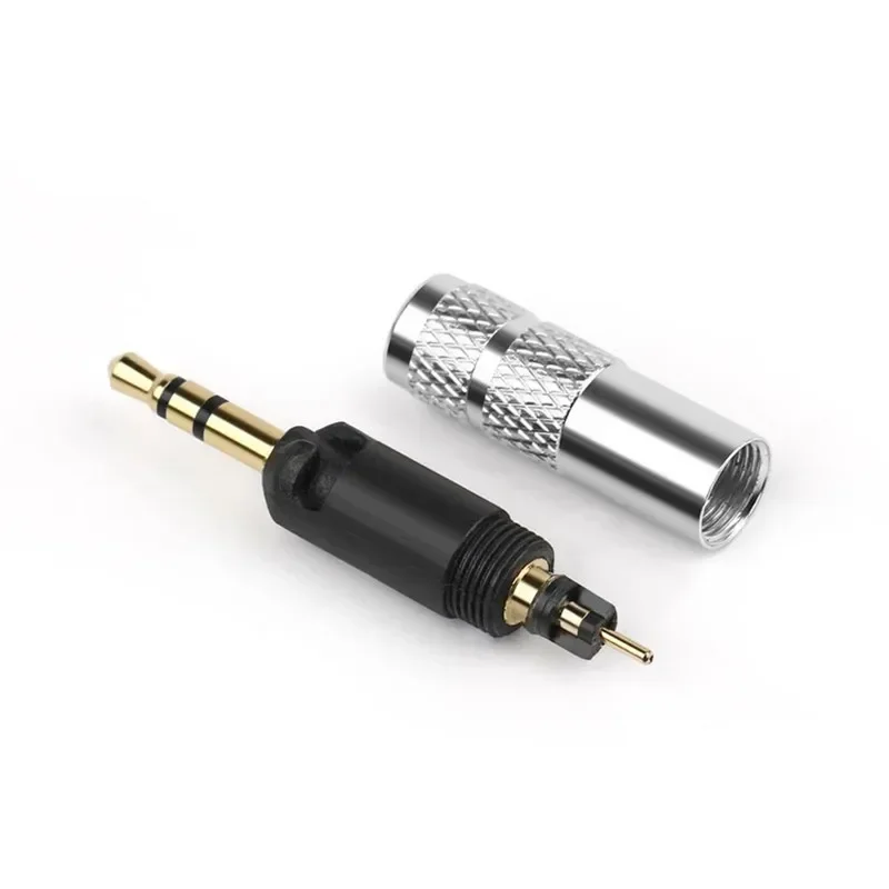Conector de auriculares de 3 polos, Conector de 2,5mm para ATH-R70X m70 r70, carcasa de aleación de aluminio, electrónica de consumo - imagen 5