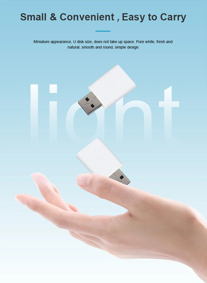 Un pequeño dispositivo blanco