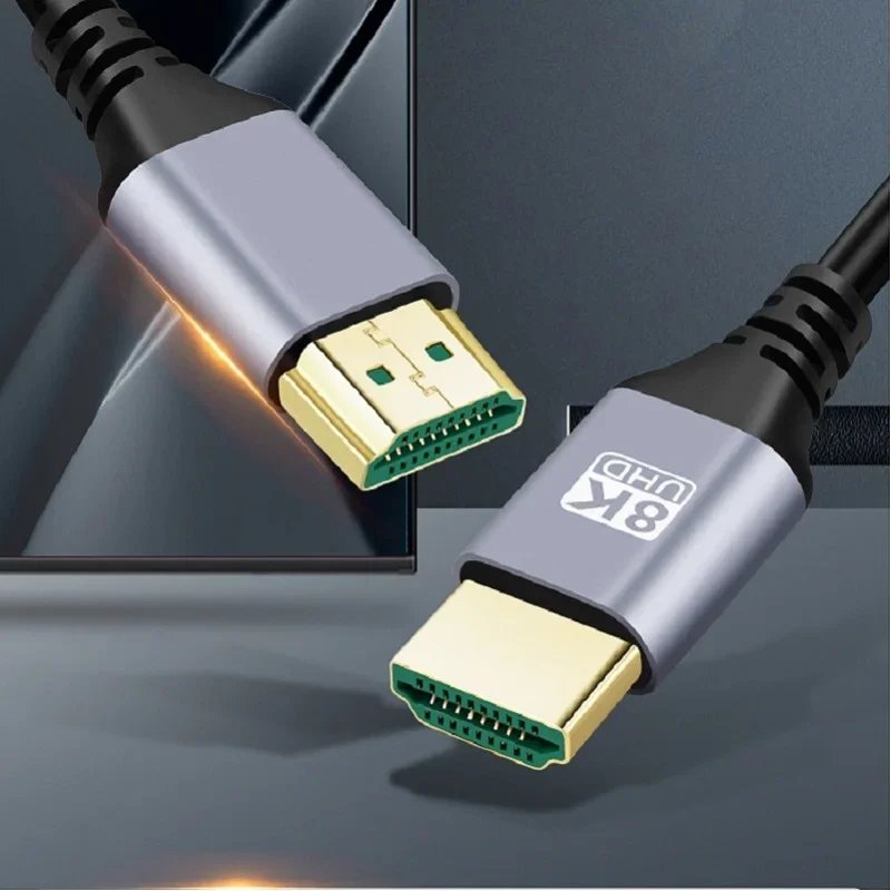 Cable HDMI 8K @ 60Hz 4K @ 120Hz 48Gbps Compatible con HDMI 2,1 Cable HDR de Ultra alta velocidad para proyector de ordenador portátil PS4 PS5 Cable HDTV - imagen 5