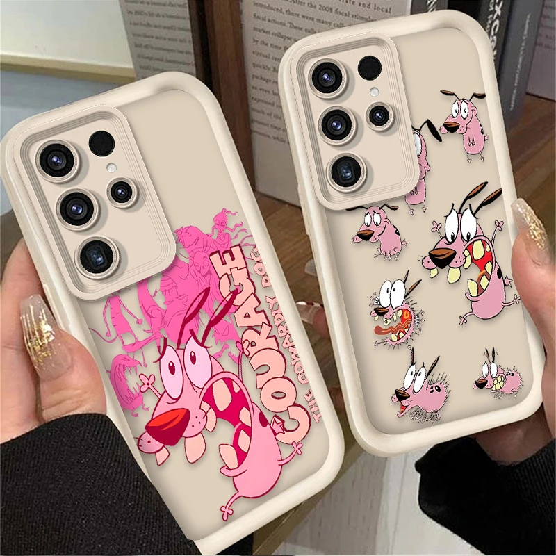 Funda Fun Courages Cowardly Dog para Samsung Galaxy S24 S23 S25 Ultra S22 S21 Plus FE A56 A36 A26 A16 A06 A15 A25 A35 A55 5G - imagen 2