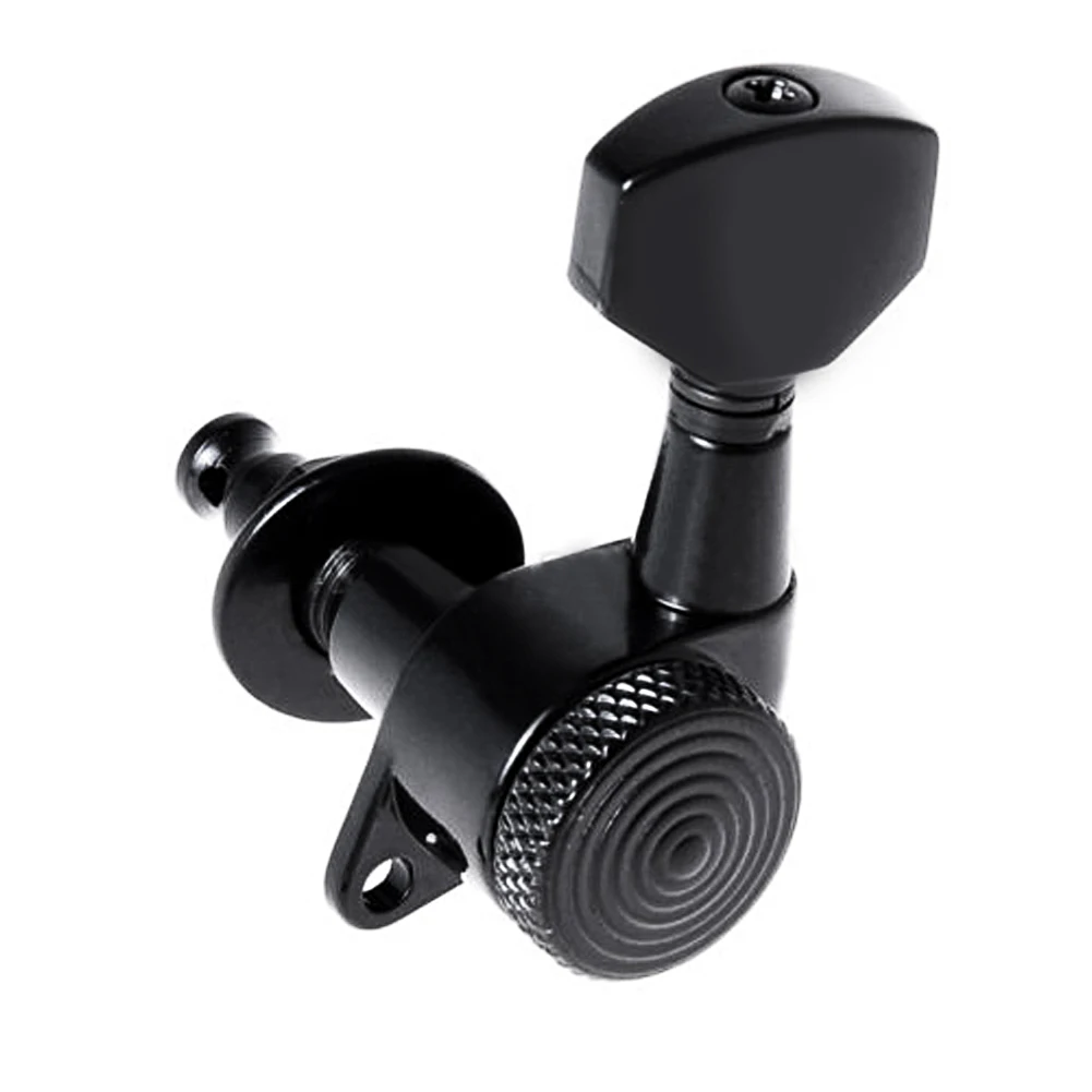 Afinadores de bloqueo de guitarra, cabezales de máquina sellados reutilizables, clavijas de afinación derechas de cuerdas para 6R en línea, 6 uds. - imagen 2