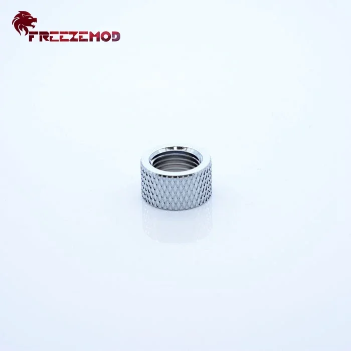 FREEZEMOD doble rosca G1/4 hembra 10MM extensor de conector de junta a tope patrón de diamante Compute PC accesorio enfriador de agua HYCZT-B10 - imagen 2