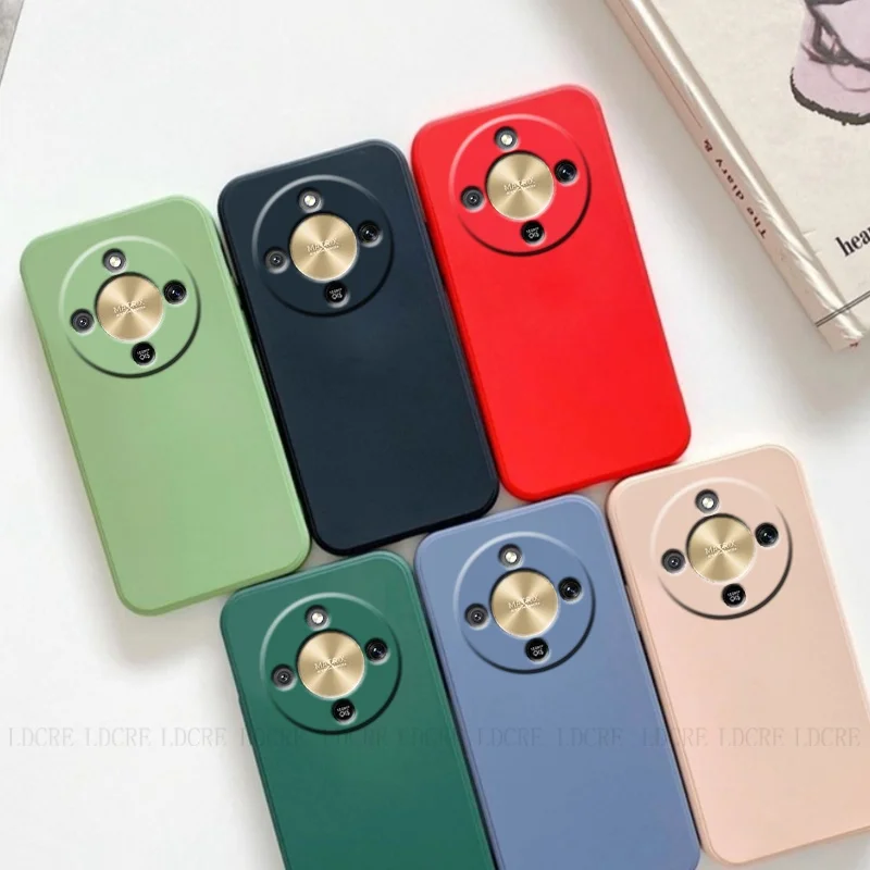 Para funda Honor X9D funda Huawei Honor X9D Capas teléfono armadura protectora trasera silicona líquida a prueba de golpes suave TPU Fundas Honor X9D - imagen 2