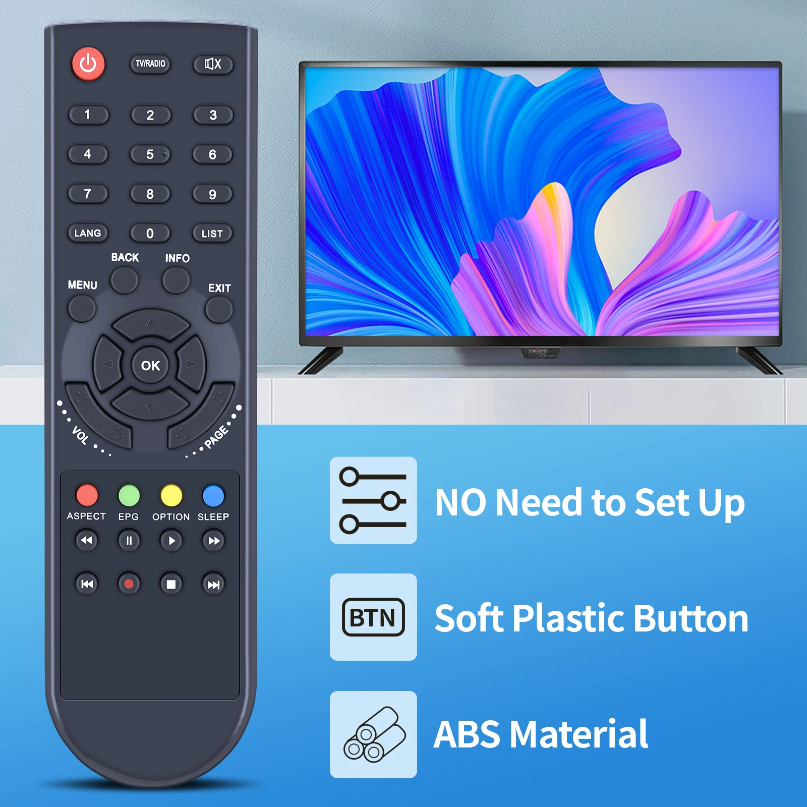 Nuevo Control remoto para receptor de satélite OpenBox S3 micro HD DVB-S/S2 - imagen 3