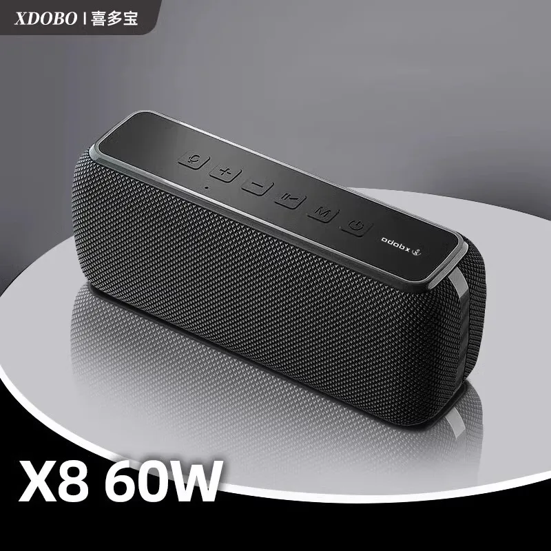 XDOBO X8 Altavoz Bluetooth inalámbrico 60W Alta potencia Portátil Hogar Audio al aire libre Aubwoofer Soporte TF/AUX - imagen 3