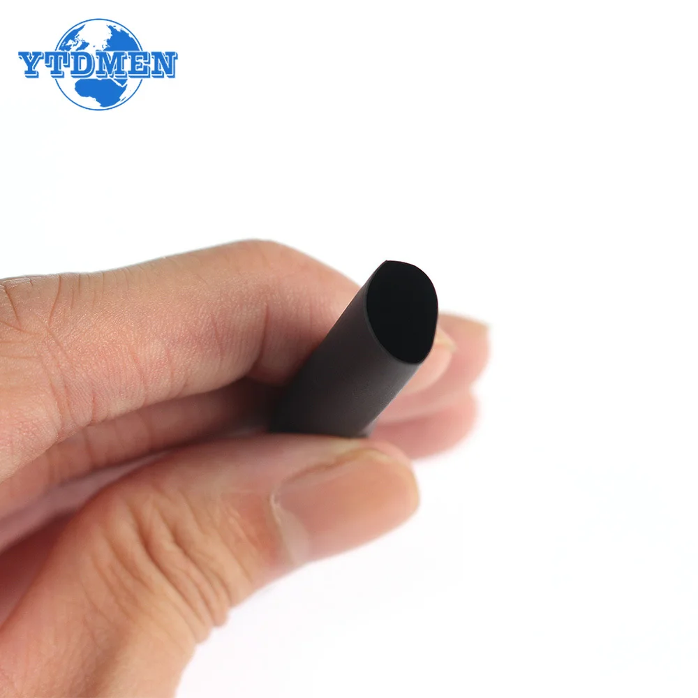 8 metros/juego de tubos termorretráctiles 1/2/3/4/5/6/8mm 2:1 envoltura retráctil negra aislamiento termorretráctil para Cables reparación de conectores DIY - imagen 5