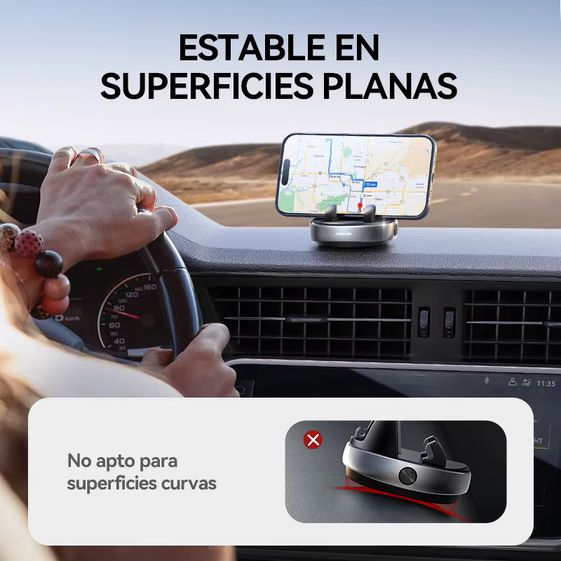 Joyroom Soporte Móvil Coche con Rotación 360° - 1 Mano - imagen 5