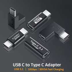 Adaptador USB-C a USB 3.1 Gen 2 en Ángulo para Datos