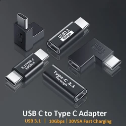 Adaptador USB-C a USB 3.1 Gen 2 en Ángulo para Datos