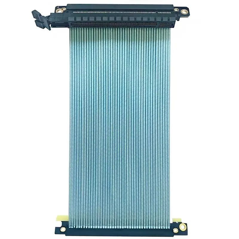 Cable elevador Pcie 4,0 inverso Dual, montaje Vertical GPU Gen4 185mm para ITX A4, carcasa de PC PCIE 4,0 16x plateado, velocidad extrema - imagen 5