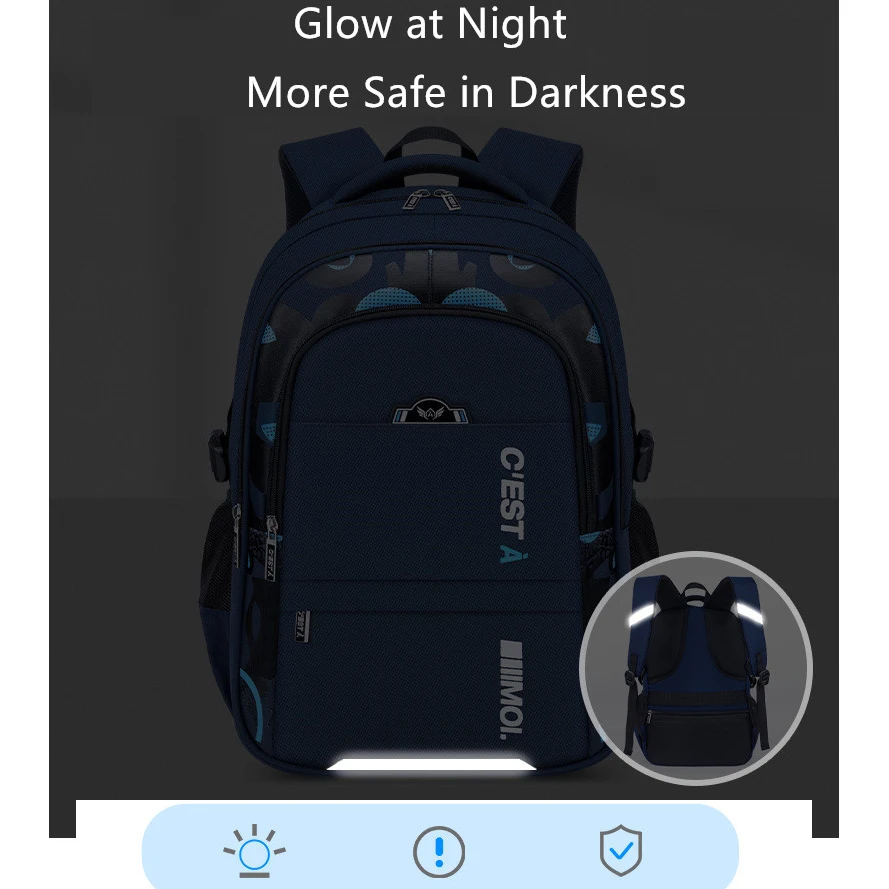 Mochila impermeable para adolescentes, morral escolar para niños, morral escolar para adolescentes - imagen 5