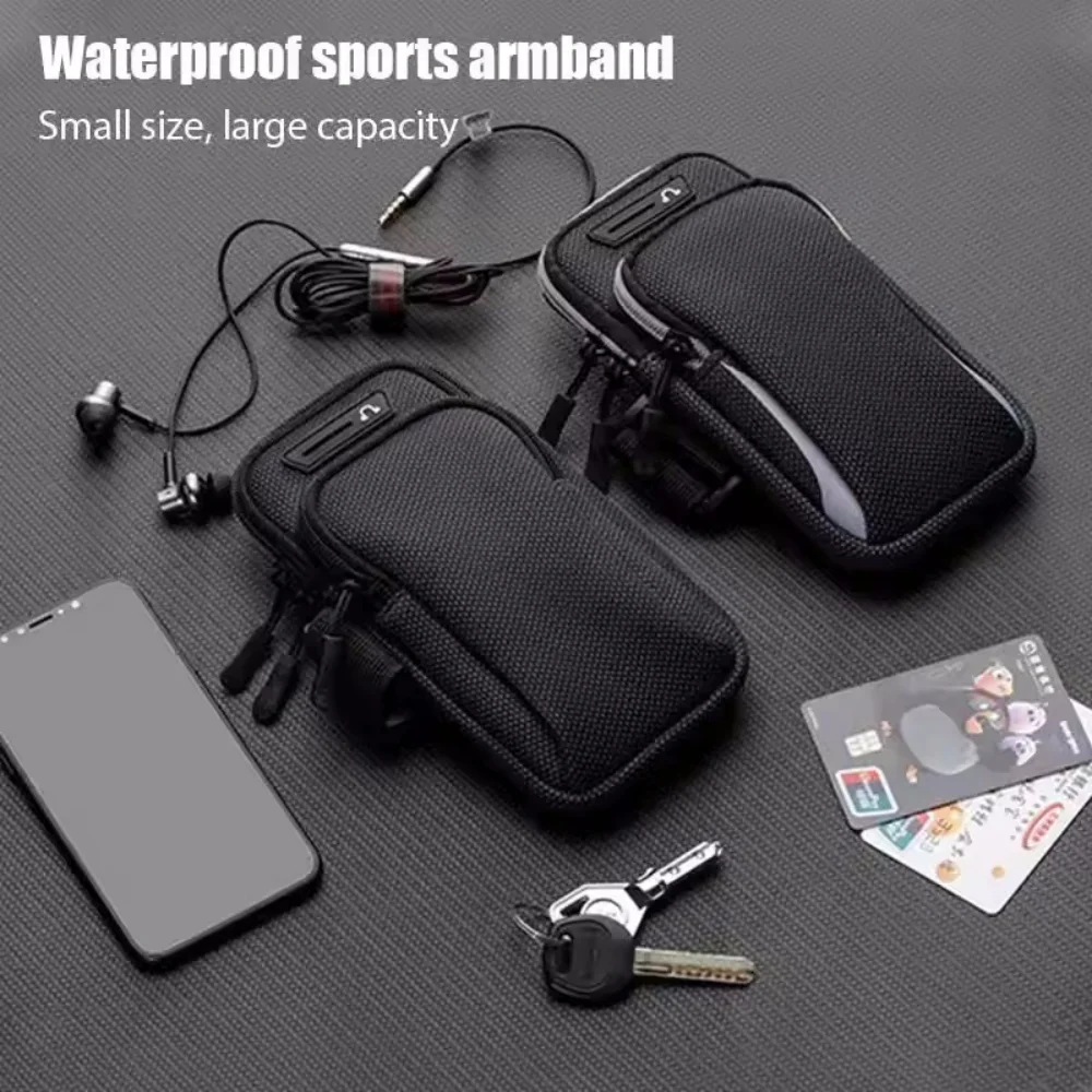 Bolsa deportiva Universal para teléfono móvil de 6,5 pulgadas, brazo para correr, asiento para teléfono móvil, bolsa de muñeca deportiva para iPhone, Xiaomi, Huawei - imagen 3