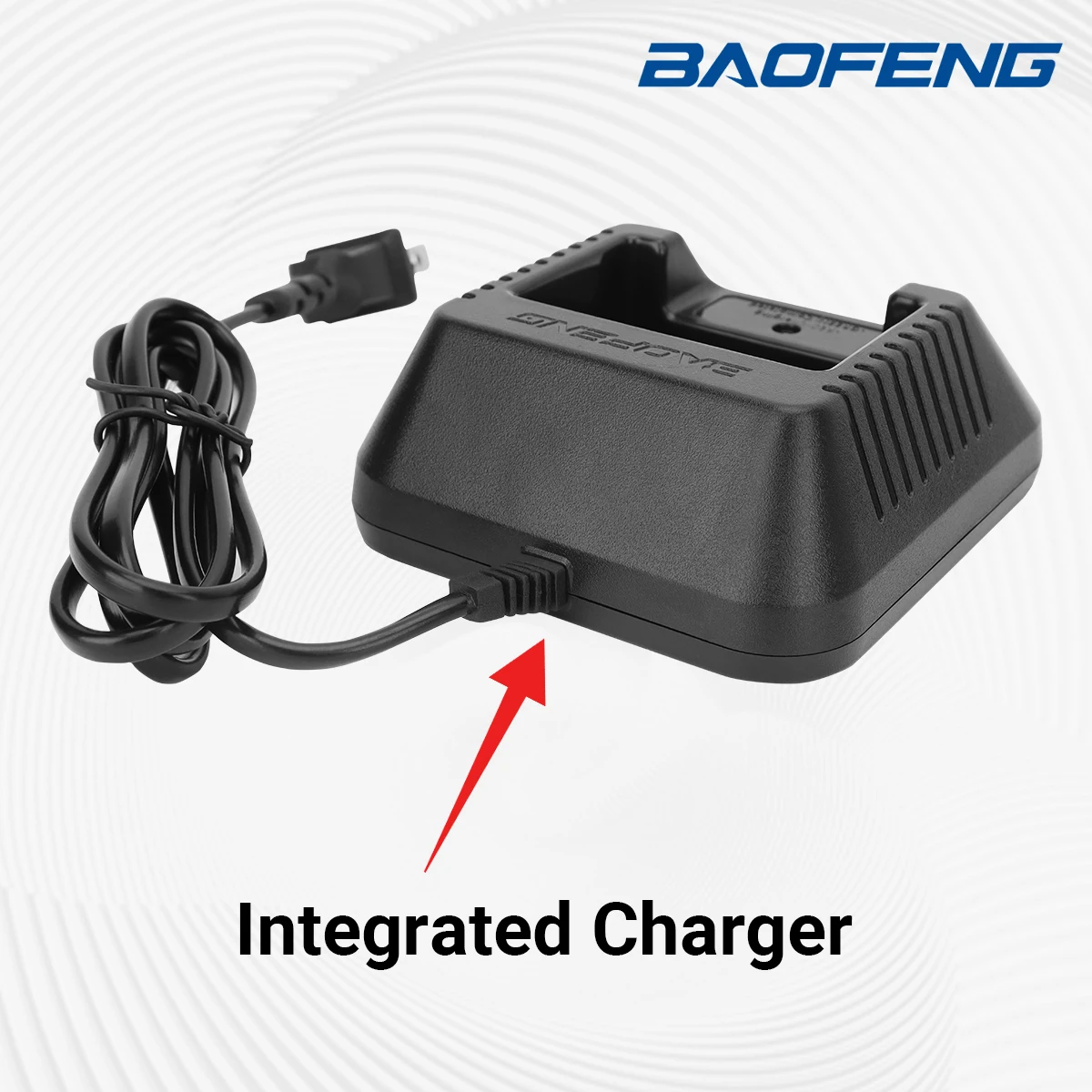 Baofeng-cargador de batería para walkie-talkie, Base de escritorio USB UV-5R, para Baofeng UV5R, UV5RE, UV5RA, UV5R + Plus, cargador de iones de litio, Radio CB - imagen 4