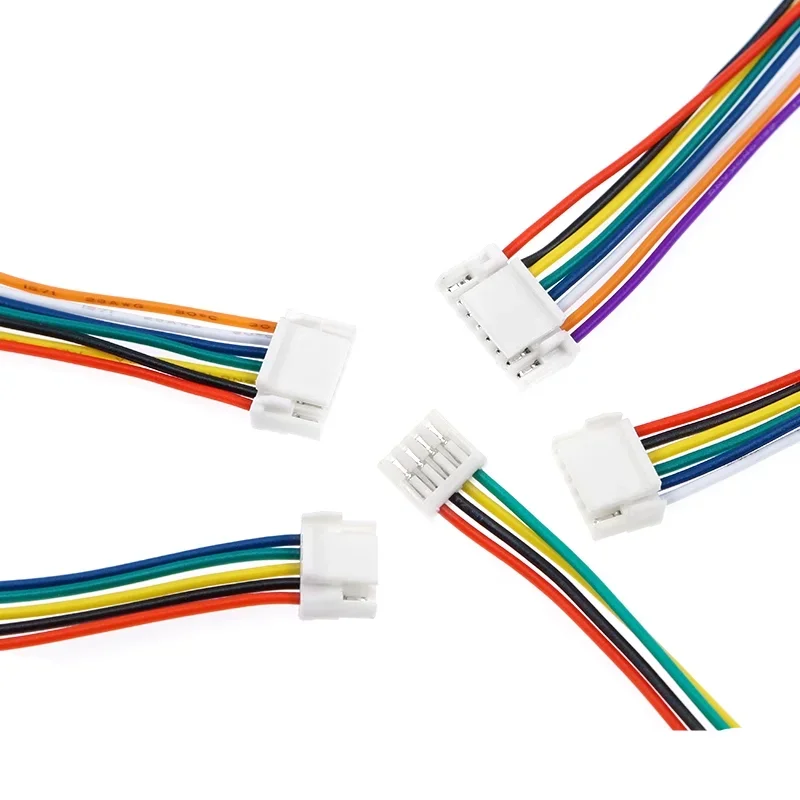 Conector JST GH serie 1,25 con cable, 10 piezas, 2P/3P/4P/5P/6 pines, 150MM 1007 28 AWG GH1.25 1,25 MM 15CM - imagen 2