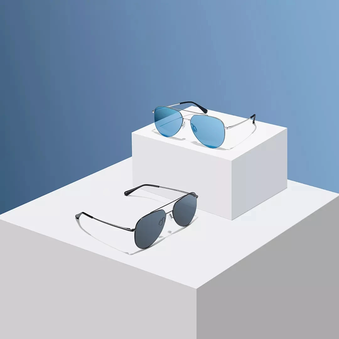 Xiaomi-gafas de sol Mijia, lentes de Aviador clásicas para conducir al aire libre, conductores de viaje, conducción, Anti-UV, sin tornillos - imagen 4