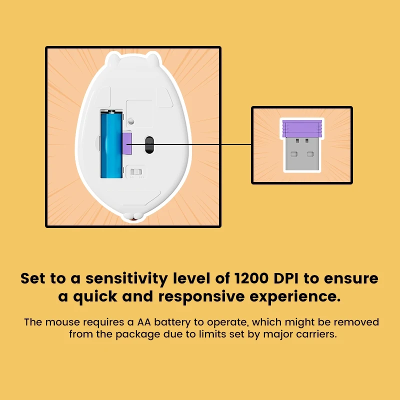 Akko-ratón inalámbrico con tema de gato, dispositivo de 2,4 GHz para PC, portátil, ordenador, Plug and Play - imagen 3