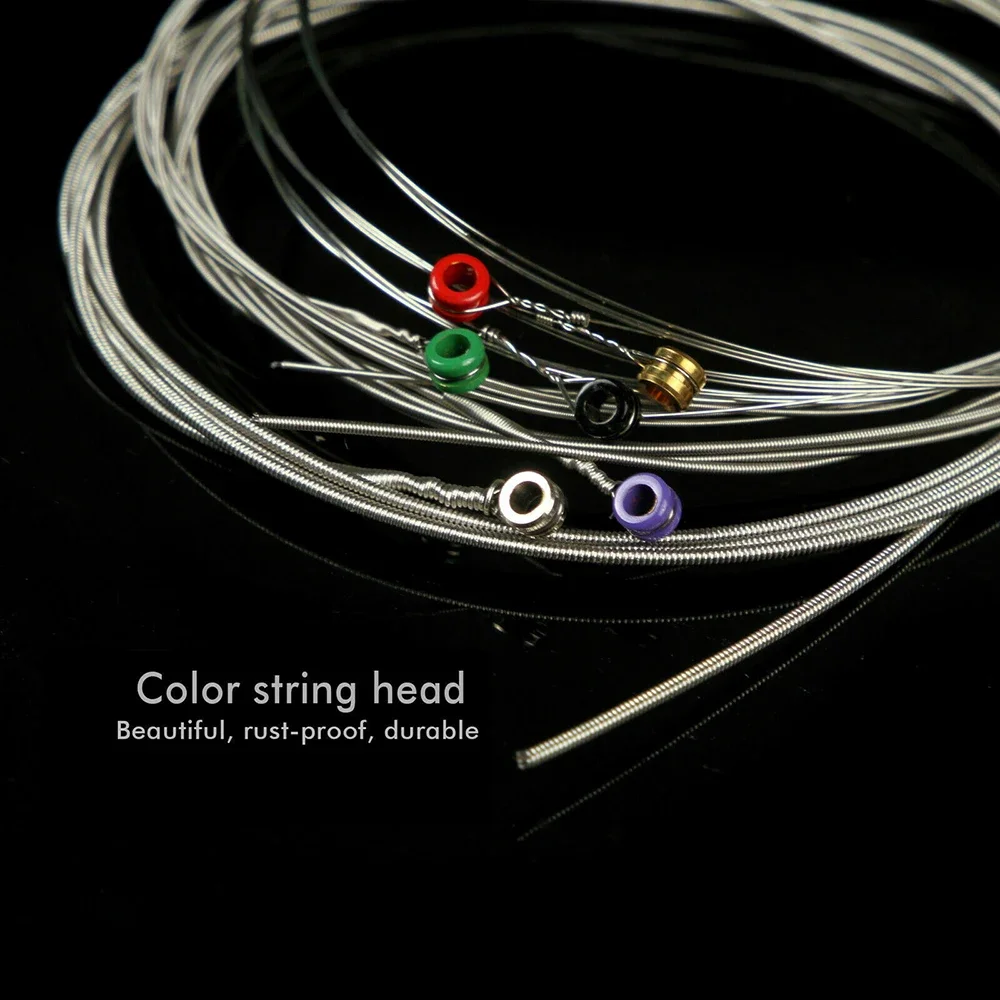 Studio Quality Sound Orphee Rx19 Cuerdas eléctricas de tensión media 6 juegos - Niquelado brillante, jugabilidad suave - imagen 5