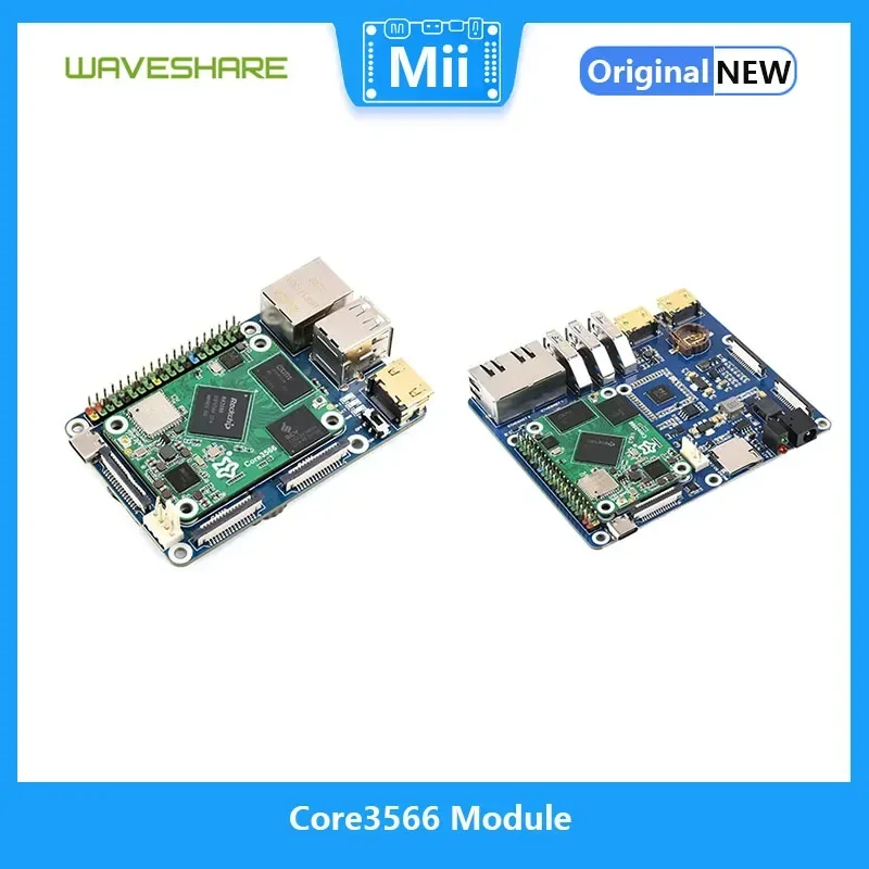 Módulo Waveshare Core3566, adecuado para Raspberry Pi CM4 con procesador de cuatro núcleos Rockchip RK3566 - imagen 5