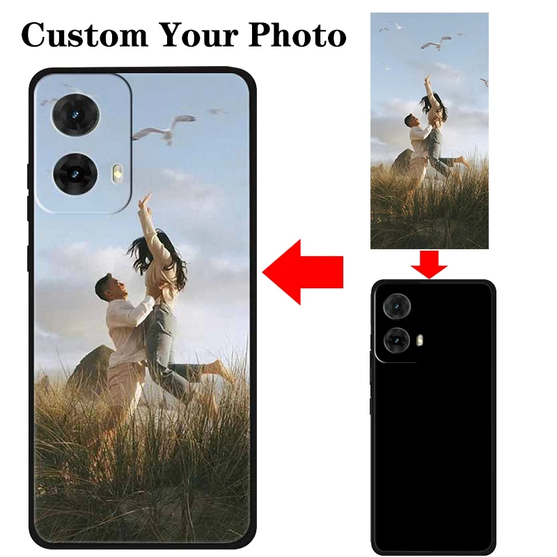 Funda de teléfono personalizada para Moto G86 G56 G60s G60 G40 DIY Funda de silicona suave TPU parachoques para Motorola Moto G 86 56 60 40 60S Funda - imagen 4