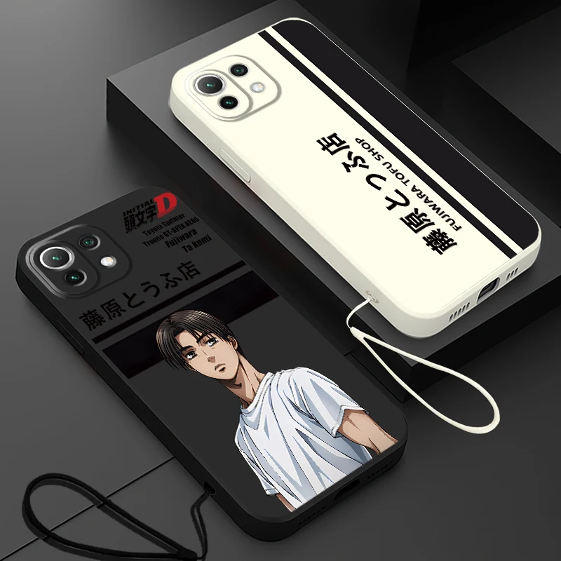 Funda de teléfono de coche con iniciales de Anime D para Xiaomi Mi 11 12 Lite 10T 11T 12T Pro 13 funda suave
