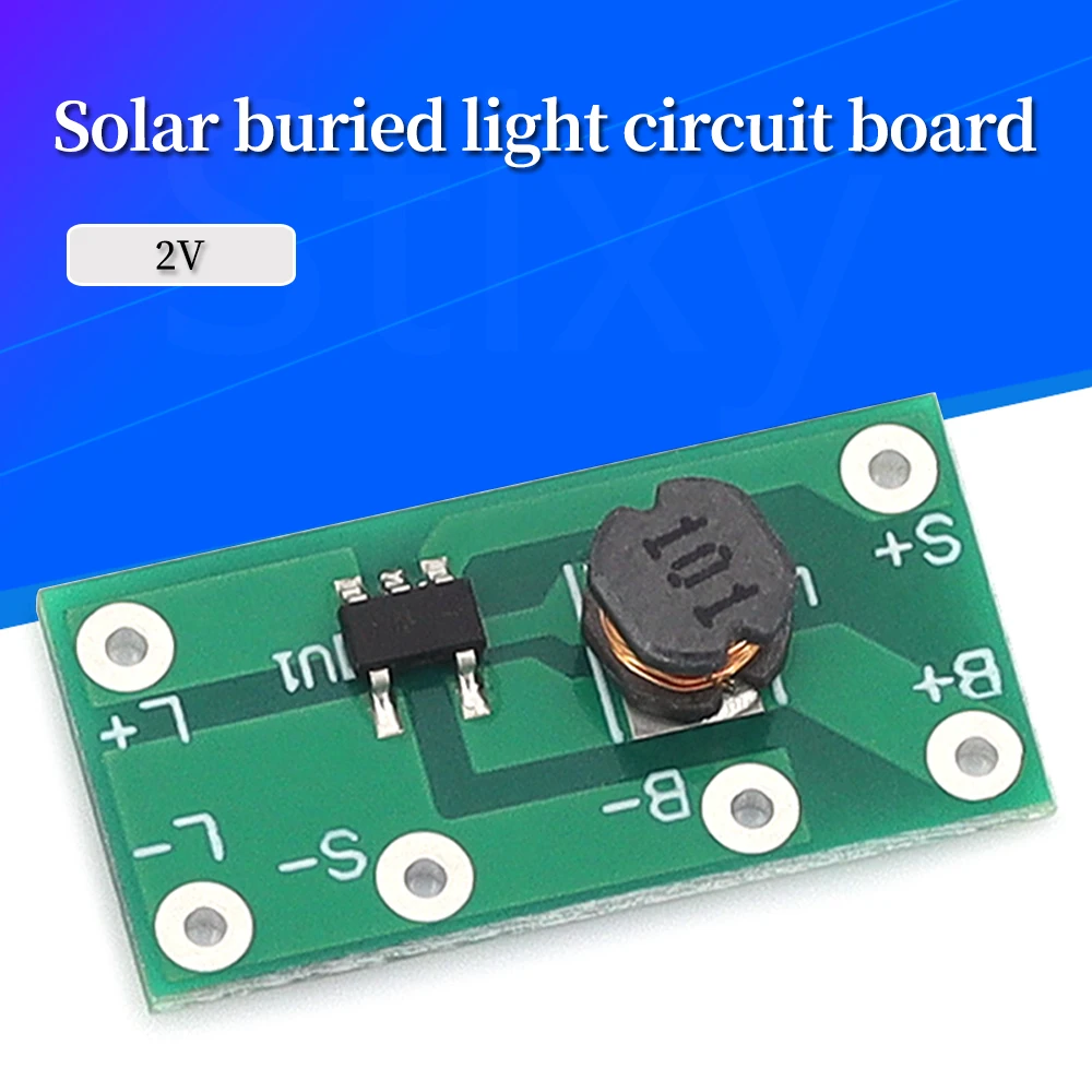 Placa de circuito de luz enterrada solar, control de luz constante de 1,2 V, perno de carretera de doble cara, controlador de luz de perno de carretera solar PCBA